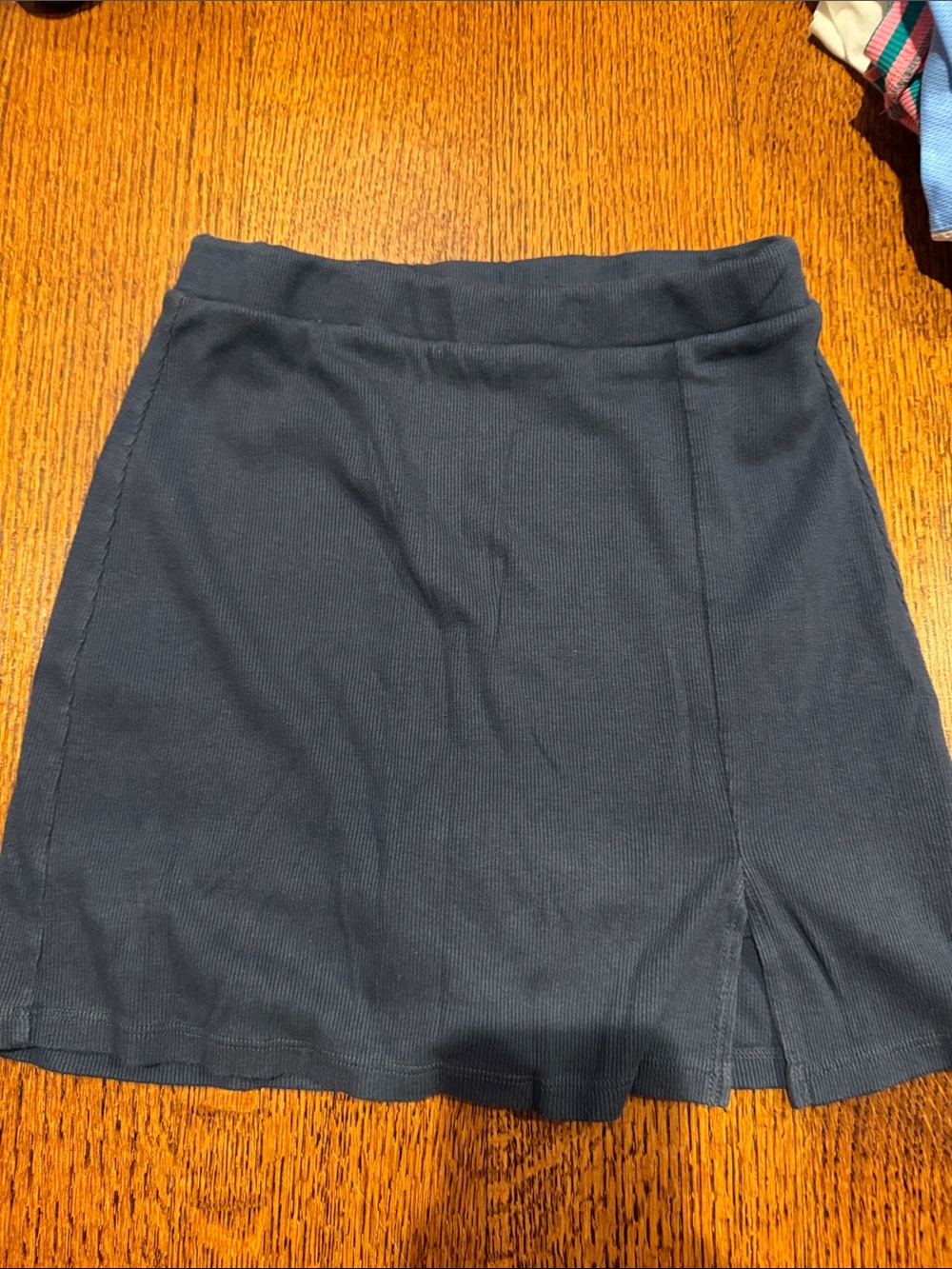 Sundry ribbed skirt